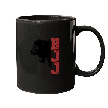 Discover Brazilian Jiu Jitsu Gorilla Head Bjj Gift Mugs