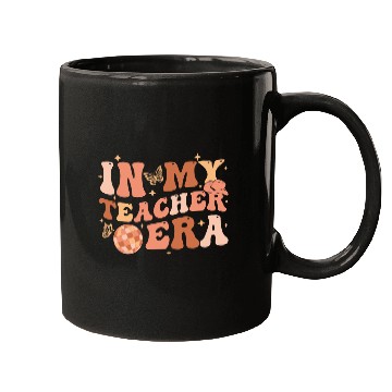 Discover In My Teacher Era Teaching Back To School Groovy Mugs