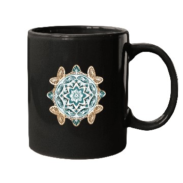 Discover Sea Turtle Mandala Art Mugs