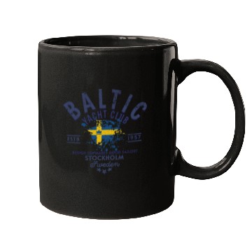 Discover Baltic Yacht Club Stockholm Design Mugs