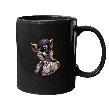 Discover Police hyena Mugs