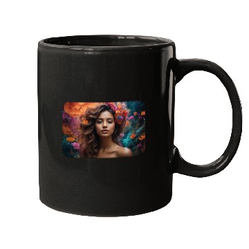 Discover Enchanted Eco-Trip: Nature's Psychedelic Embrace Mugs
