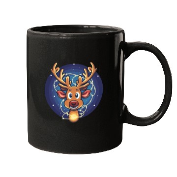 Discover Christmas Deer - Spread Holiday Cheer! Mugs