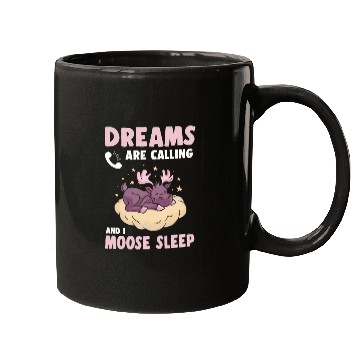 Discover Dreams Are Calling Youth Cute Moose Mugs