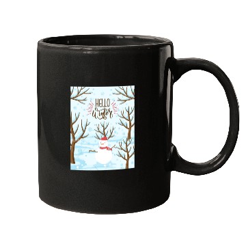 Discover Hello Winter Wonderland Mugs