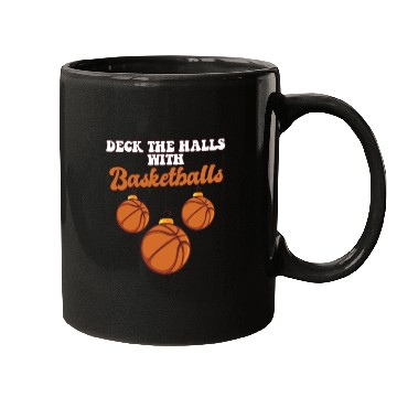 Discover Basketball Player Coach Christmas Balls Deck The Mugs