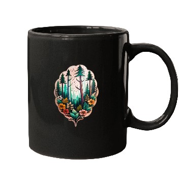 Discover nature on skin Mugs