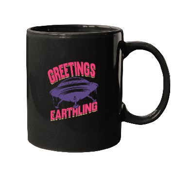 Discover Alien, Aliens, UFO, UAP, Space Unknown Flight Mugs