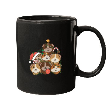 Discover Guinea Pig Christmas Tree Funny Animal Mugs