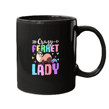 Discover Female Ferret Lover Mugs