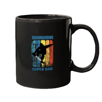 Discover Snowboarding Super Dad - Best snowboarder Mugs