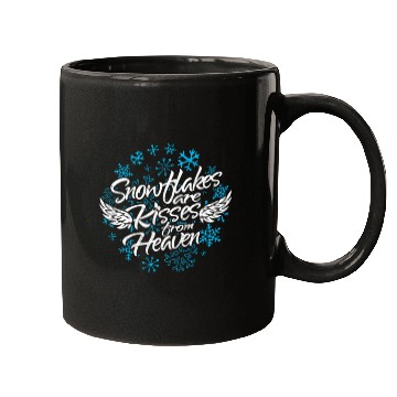 Discover Snowflakes Are Kisses from Heaven - Snow Mugs
