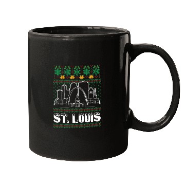 Discover St. Louis Missouri Ugly Christmas Mugs