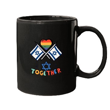 Discover LGBTQ community STANDS WITH ISRAEL Mugs