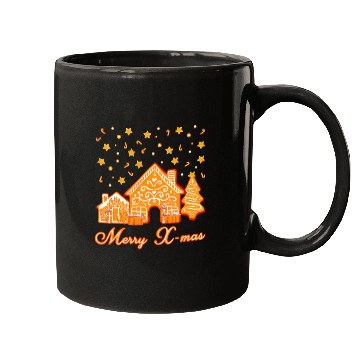 Discover Christmas Cookie Merry X-mas. Mugs