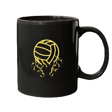 Discover Volleyball Lightning Mugs