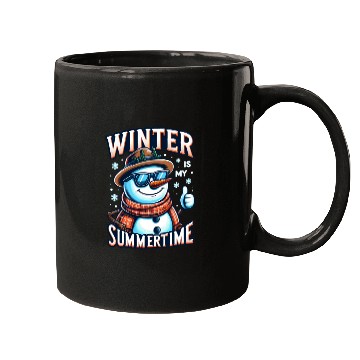 Discover Snowman Rocking Sunglasses Mugs