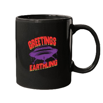 Discover Alien, Aliens, UFO, UAP, Space Unknown Flight Mugs