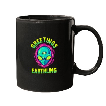 Discover Alien, Aliens, UFO, UAP, Space Unknown Flight Mugs