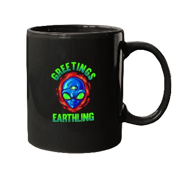 Discover Alien, Aliens, UFO, UAP, Space Unknown Flight Mugs
