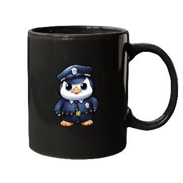 Discover Penguin police Mugs