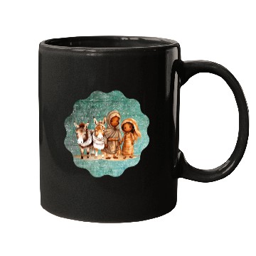 Discover Christmas Nativity Scene Shepherds and Sheep Mugs