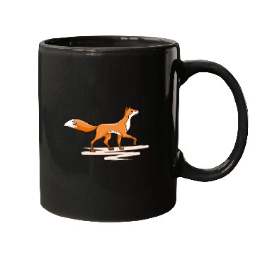 Discover cute red fox Mugs