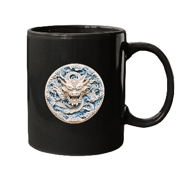 Discover Folklore Dragon Mandala Art Mugs