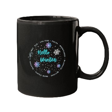 Discover Hello Winter Mugs