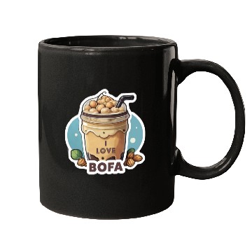 Discover Hazelnut Boba Bubble Tea - I love Bofa Deez Nuts Mugs