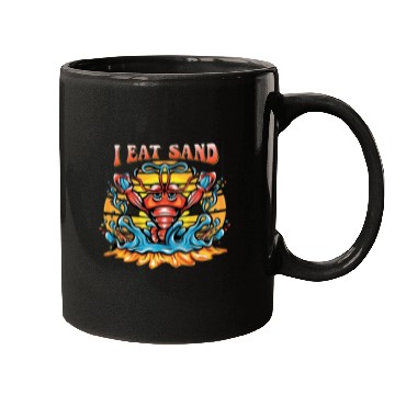 Discover I Eat Sand and Muscular Shrimp Mugs