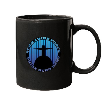 Discover Submarine Force Pride Runs Deep Ocean Blue Mugs