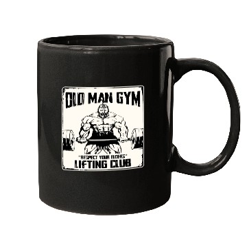 Discover Old Man Gym Respect Your Elders © WhiteTigerLLC.C Mugs