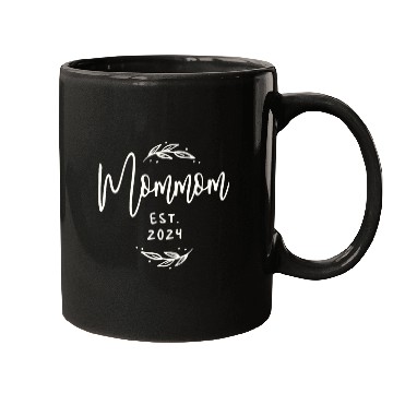 Discover Mommom Established 2024 Funny Grandma Mugs