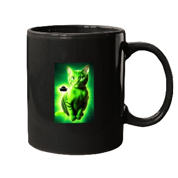 Discover Cute Alien Cat Mugs