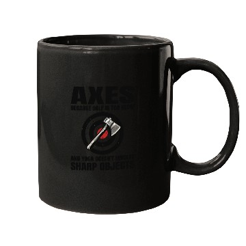 Discover Axe Throwing Lumberjack Yoga Golf Axe Thrower Mugs