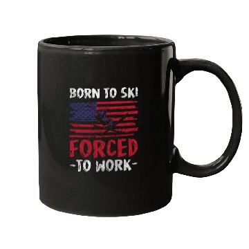 Discover Skiing Mountain Snow Ski Area Mugs