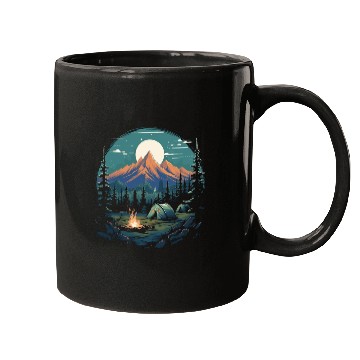 Discover Forest nature trekking adventure Mugs