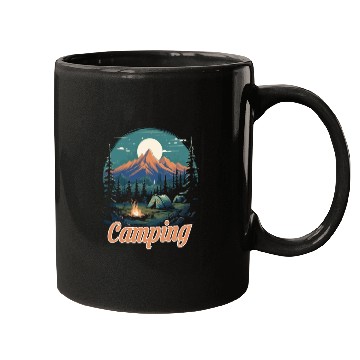 Discover Forest nature trekking adventure Mugs
