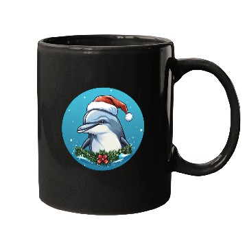 Discover Dolphin Christmas Mugs