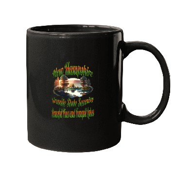 Discover New Hampshire Granite State Serenity Mugs