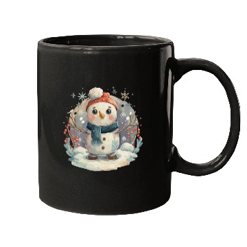 Discover Christmas Golf Snowman Santa Hat Gift design Mugs