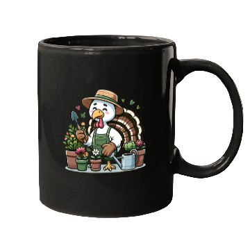 Discover Thanksgiving Garden Turkey Gardener Vegetable Mugs