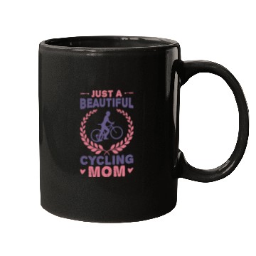Discover Just A Beautiful Cycling Mom Mugs