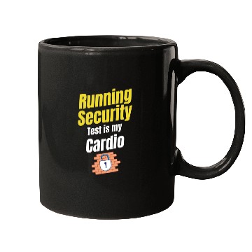 Discover Running Security Test Is My Cardio Funny Cyber Mugs