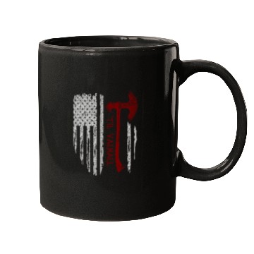 Discover Vikings Axe Valhalla US Flag Mugs Viking
