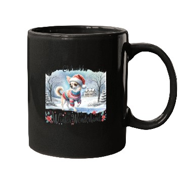 Discover Chihuahua In a Winter Wonderland Mugs