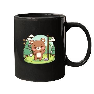 Discover Golfing bears Mugs