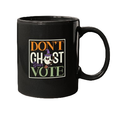 Discover Don't Ghost Your Vote Spooky Halloween Voting Mugs