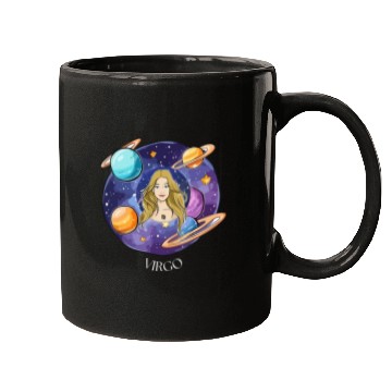 Discover Virgo zodiac sign Mugs